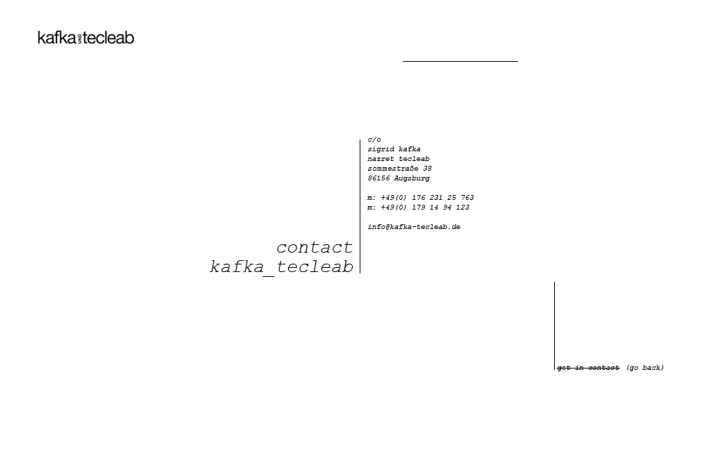 Matthias Neumann - Kafka Tecleab I Reservate