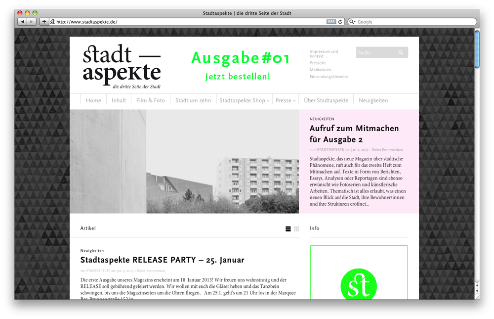 Matthias Neumann - Stadtaspekte